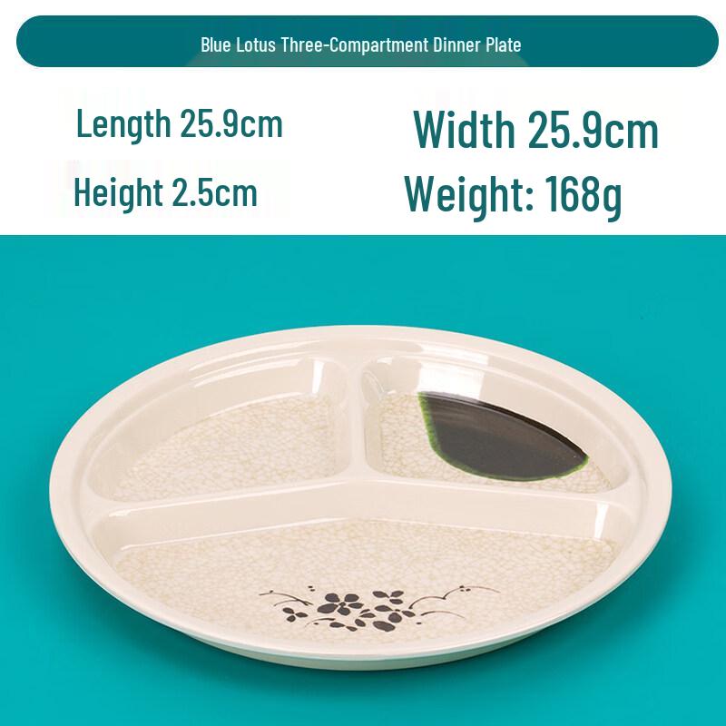 

Melamine Imitation Porcelain Canteen Plate