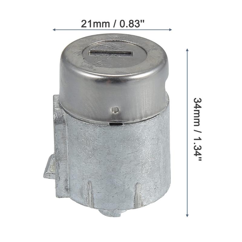 Ignition Key and Lock Cylinder Bundle Front Door Lock Cylinder with 2 Keys Barrels Repair Maintenance for C1500 12549131