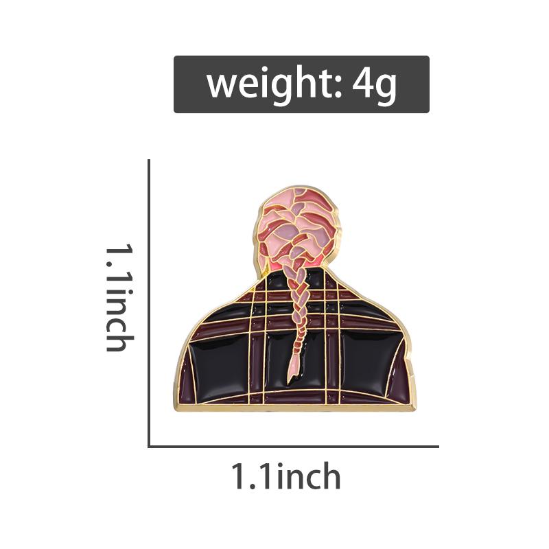 Female Singer Enamel Pins Custom Music Producer Album Record Brooches Lapel Badges Punk Gothic Jewelry Gift for Fans Friends