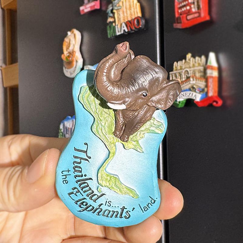 3D City Travel Souvenir Magnets: European and Global Regions