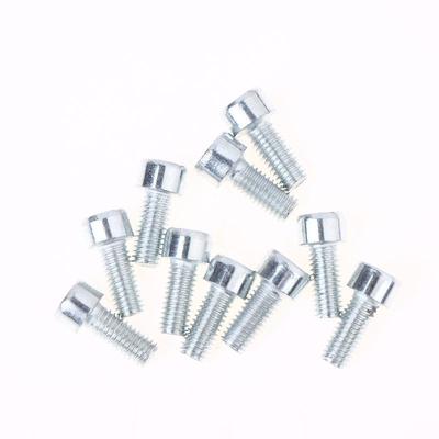 10Pcs Bike Water Bottle Holder Screw Mount Bolts M5*10mm Stainless Steel Hexagon Install Bike Bottle Cage Rack Screws