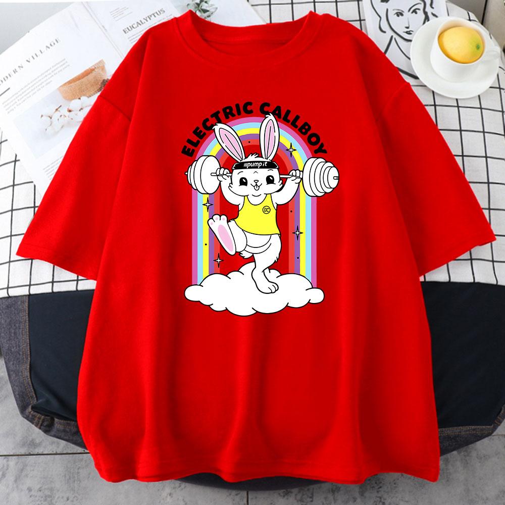 

Boys Band Electric Callboy Tshirts Grunge Style Graphic Printing Teeshirt WomenUnisex Tees Short Sleeve Cotton Soft Tshirt Girl S