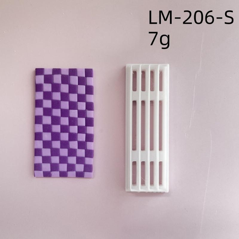 3Pcs Geometric Clay Earring Cutter Gridded Clay Cutter for Earrings Making, Clay Earring Cutter Tool for Jewelry Making
