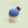 Wooden Base Sewing Pin Holder Cushion Natural Finish Wood Base Pincushion Wooden Pincushion Small Round Needle Holder Safe