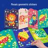 Hibiscus Angel Geometric DIY Mosaic Stickers - Creative Handmade Materials for Kindergarten
