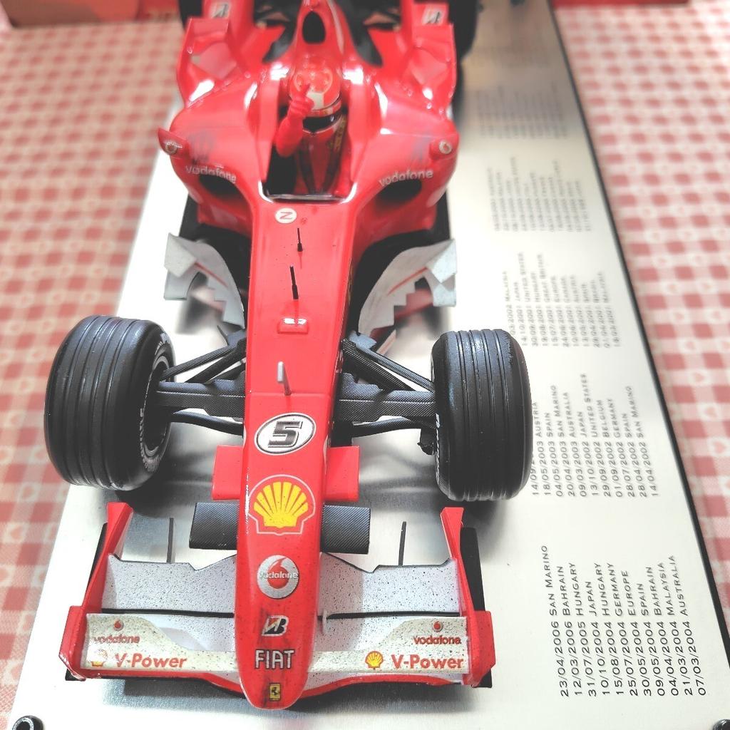 Hot Wheels Ferrari 248F1 Michael 66th Pole Position Commemorative Model Production of 6666 Mint Condition 1/18 - Schumacher's (Limited Units)