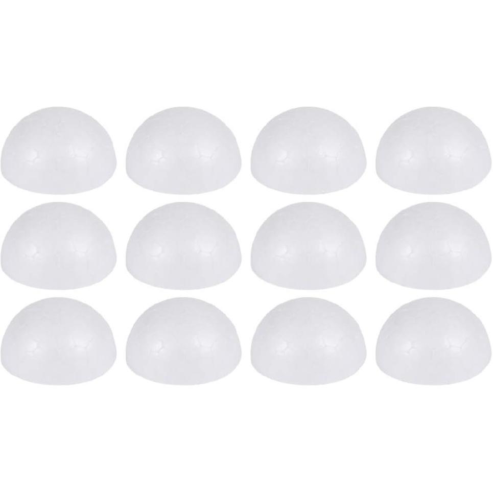 15 Pcs 9CM Half Foam Children Flower Arrangement Accessories DIY Craft Material Christmas Ornament Painting Layout Props Supplies eggmazing,Craft