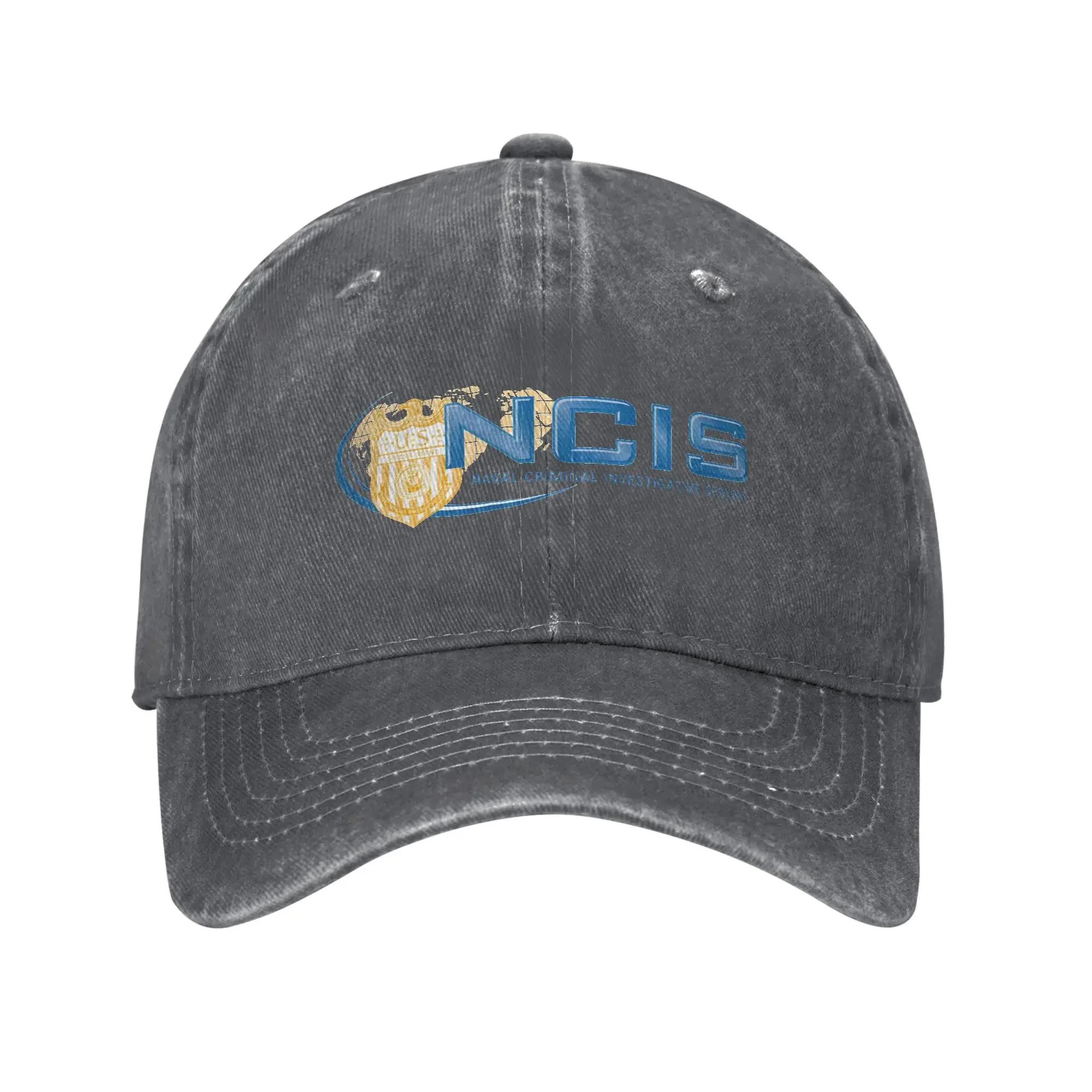 

NCIS Naval Criminal Investigative Service Unisex Baseball Caps Distressed Denim Hat Vintage Outdoor Travel Adjustable Headwear Adjustable