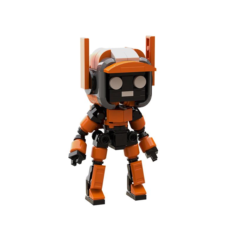 Non-Toxic Moc Game Movie Figures Robot Bender Herbivorous K-Vrc Clippy The Age Revealer World Building Blocks Toys For Children Kids Gifts