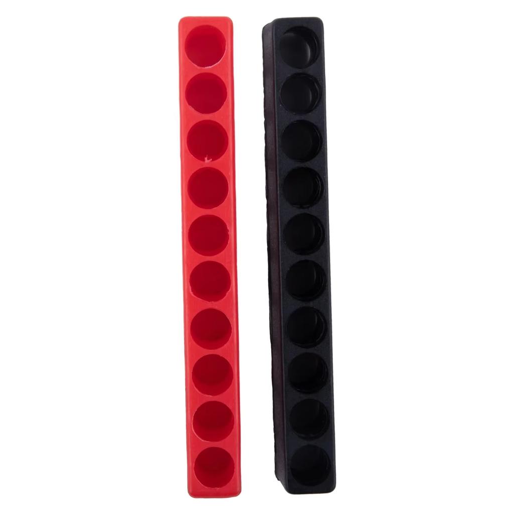 4Pcs Bit Holder 10 Hole 1/4 Hex Shank Screwdriver Plastic Screwdriver Storage Screwdriver Bit Holder Screwdriver Storage Box