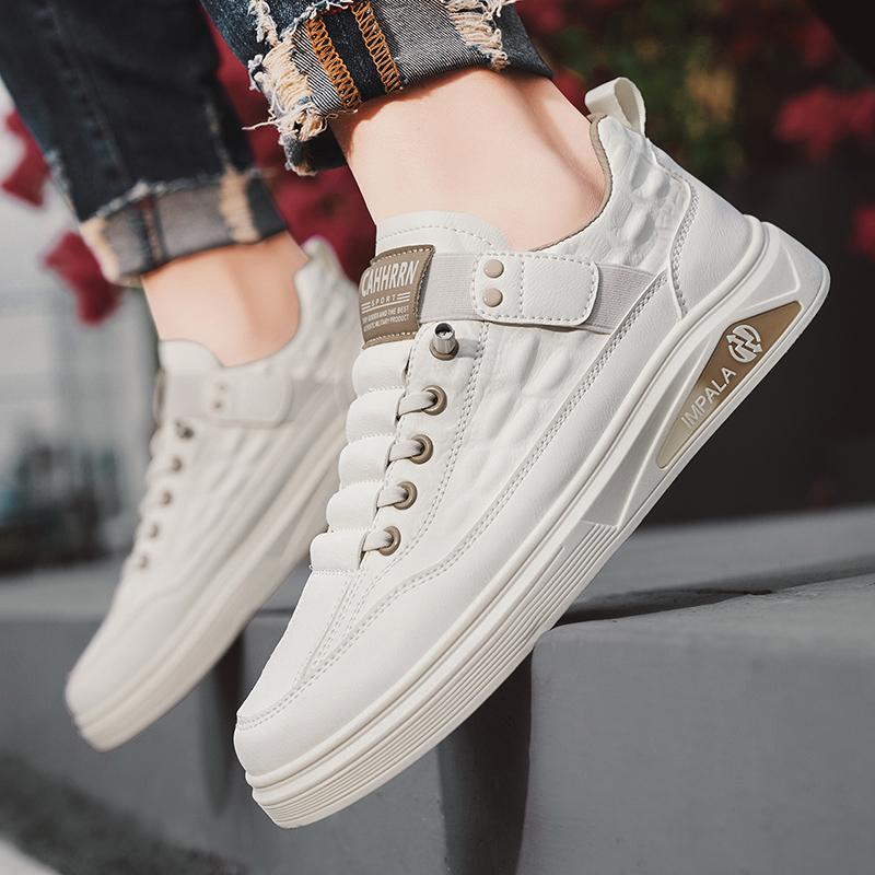 Herren Freizeitschuhe für alle Jahreszeiten Mode Skateboarden Studenten Bequeme Sneaker Jungen Trendige Schuhe mit weicher Sohle Atmungsaktiv