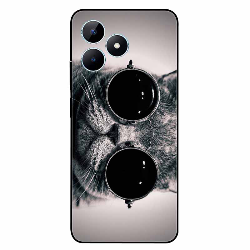 Funda For Realme Note 50 Case Silicone Soft Shockproof Cartoon TPU Phone Shell For Realme Note50 Cover Painted Cute Coque Note50