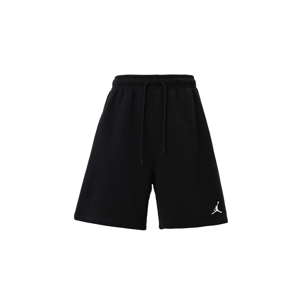 Jordan Essentials Fleece Standard Fit Shorts Black Men Streetwear FJ7782-010