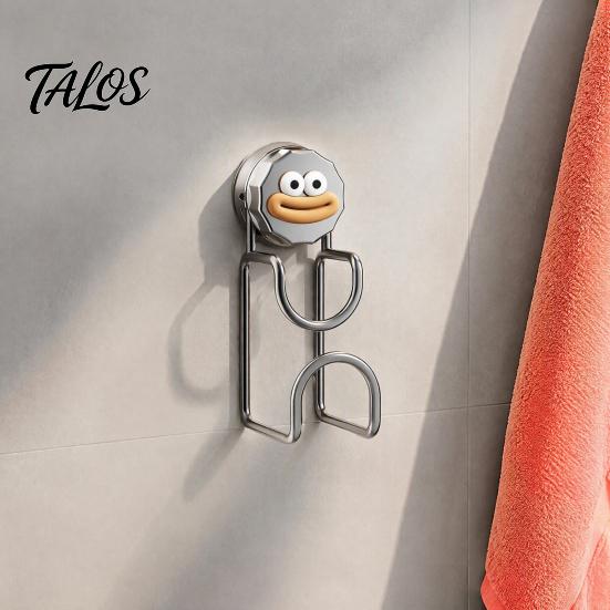 Heavy Duty Suction Hook for Wet Room Cup Washbasins, No Punch Vacuum Hanger, Rust Proof Metal Basin Holder Cartoon Design Reusable Anti Organizer