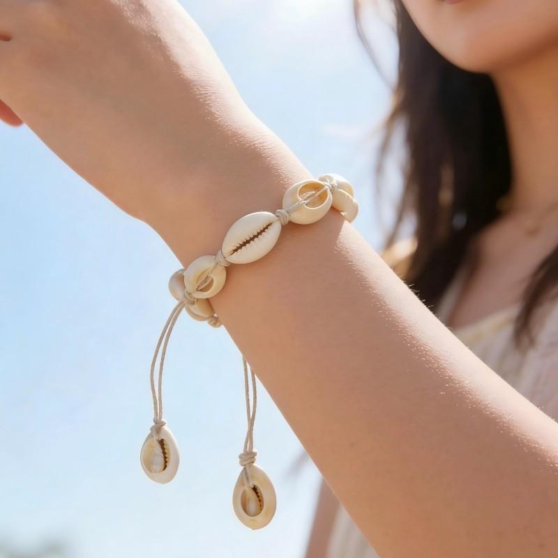 Fashion Shell Jewelry, Bohemian Beach Hand-Woven Shell Bracelet, Anklet Jewelry Batch