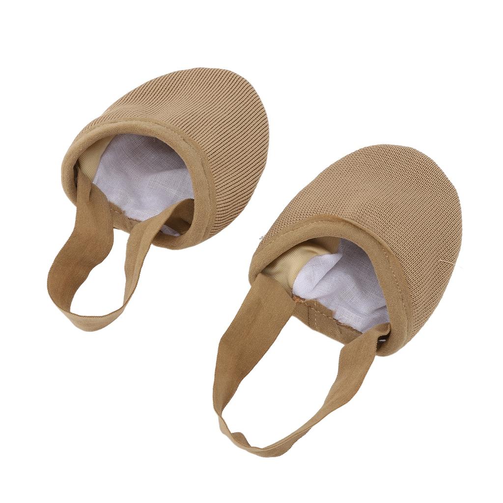 Half Sole Dance Shoe Breathable Stretchy Slip Resistance Half Sole Ballet Slipper for Dance Practice