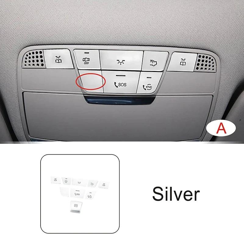 Car Buttons of Car-Style Roof Reading Buttons Interior Accessories for Mercedes Benz Class C E S GLC W205 W213 W22 X253