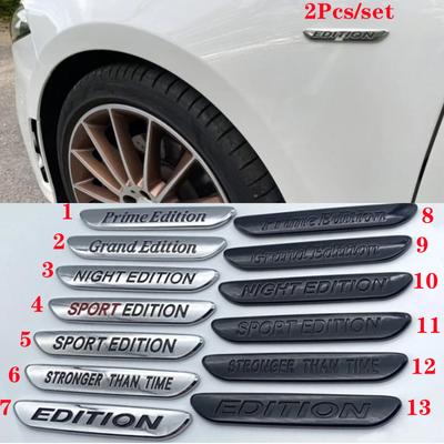 Badge autocollant ABS pour garde-boue de voiture, 2 pièces, emblème latéral pour W205 C180 C200 C400 W246 W204 W212 W213, autocollant de Logo