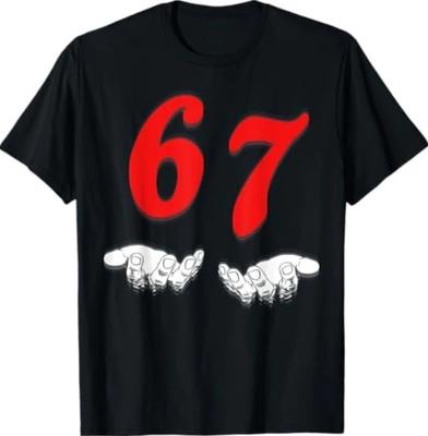 Funny Six Seven 6 7 Meme T-Shirt