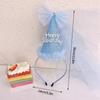 Birthday Party Hat Happy Birthday Hats Birthdays Cap Handmade Girl Princess Gauze Headband Birthday Party Decor Photo Props