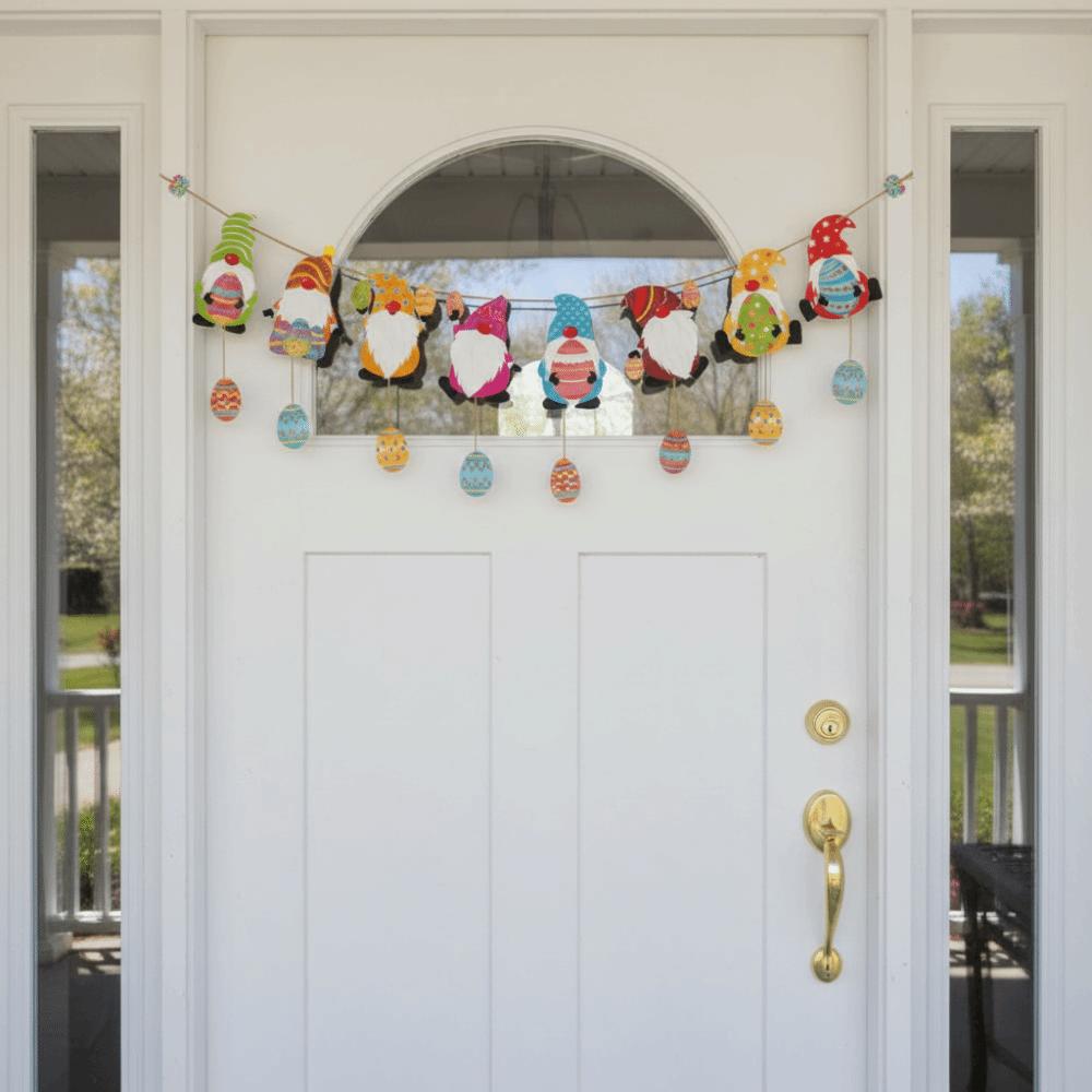 Osterdeko Ostergirlande Dreiecksfahne Hängendes Banner Osterdekoration Partydekorationen