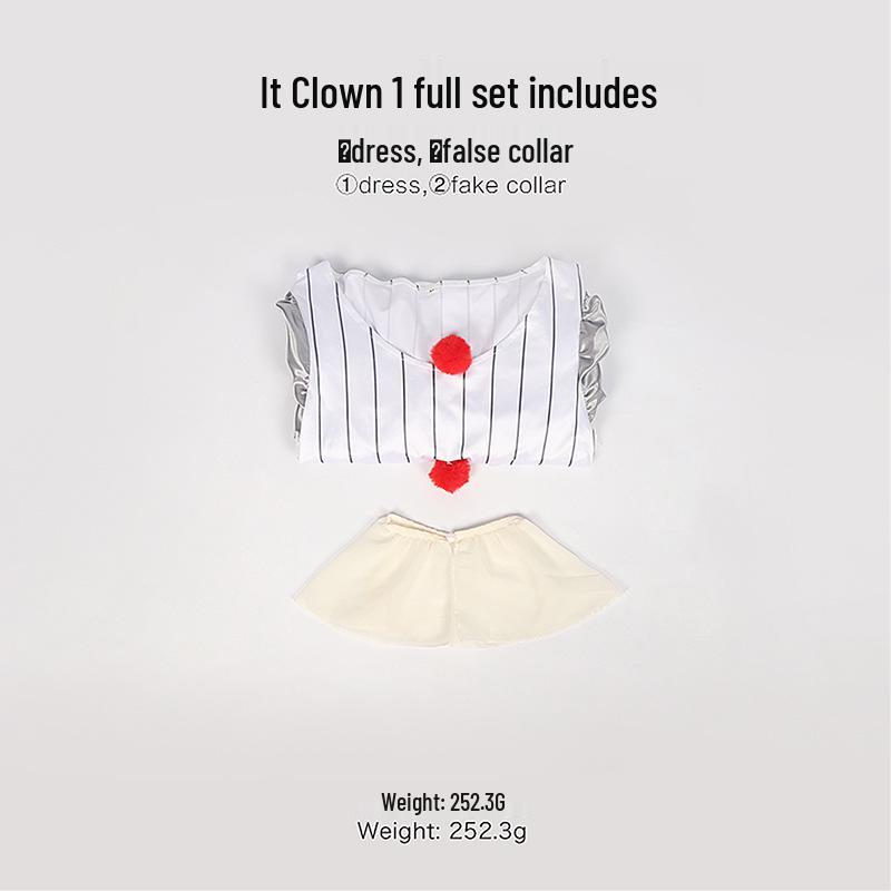 

Комплект женского костюма для косплея на Хэллоуин Пеннивайз - Реальное фото, Игровая форма, Варианты размеров M