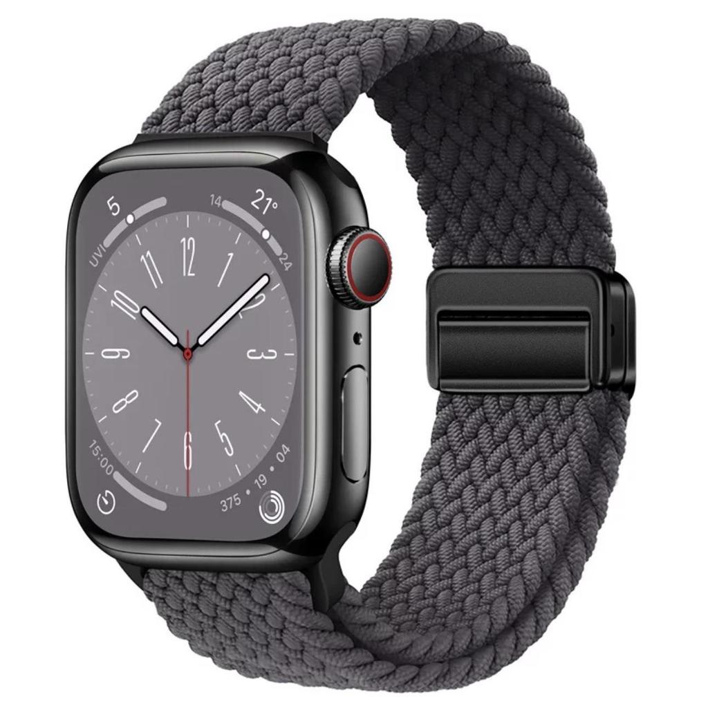 Breathable Braided Nylon Magnetic Strap for Apple iWatch S10