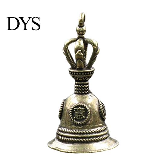 Brass Pendant Old Bronze Bell Finely Build Decorative Compact Decorate Gourd Non-deforming Antique for Living Room Ornament