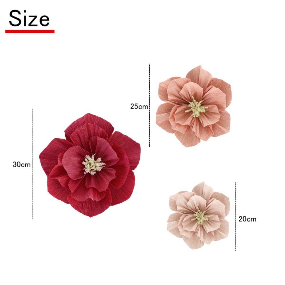 3D Festival Decoration Wedding Birthday Party Flower Ball Crafts Paper Flower Artificial Flower
