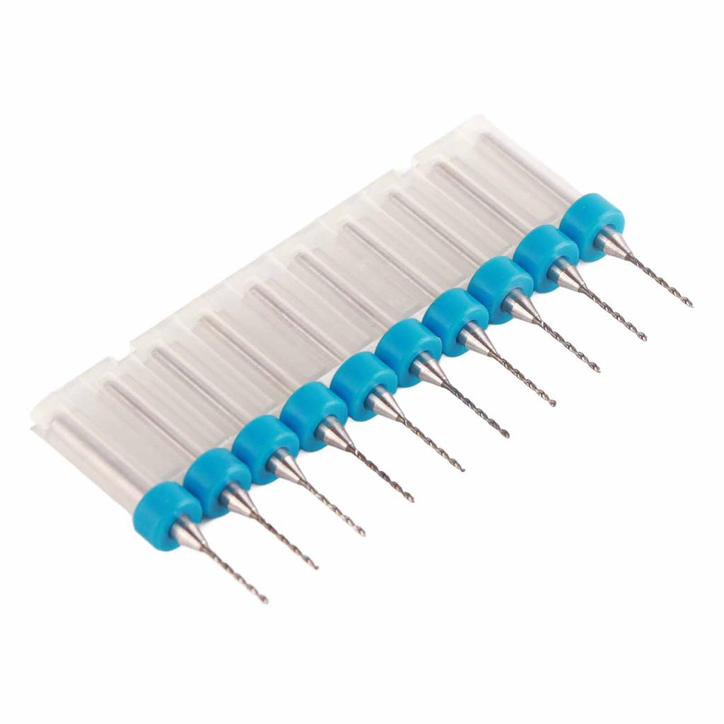 10Pcs Mini Drill Bits Set for Woodworking Drilling Watch Mobile Phone Repair Tools 0.8MM