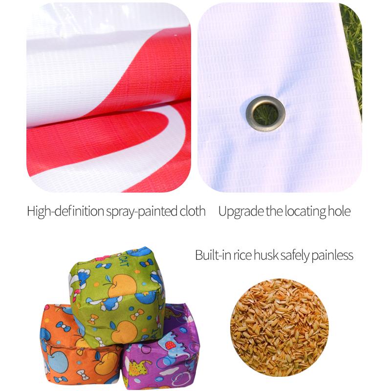 Team Building  Outdoor Parent Child Interaction Sandbag Throwing Toy Target Throwing Board Fun Game Props Kid Team Training Toys