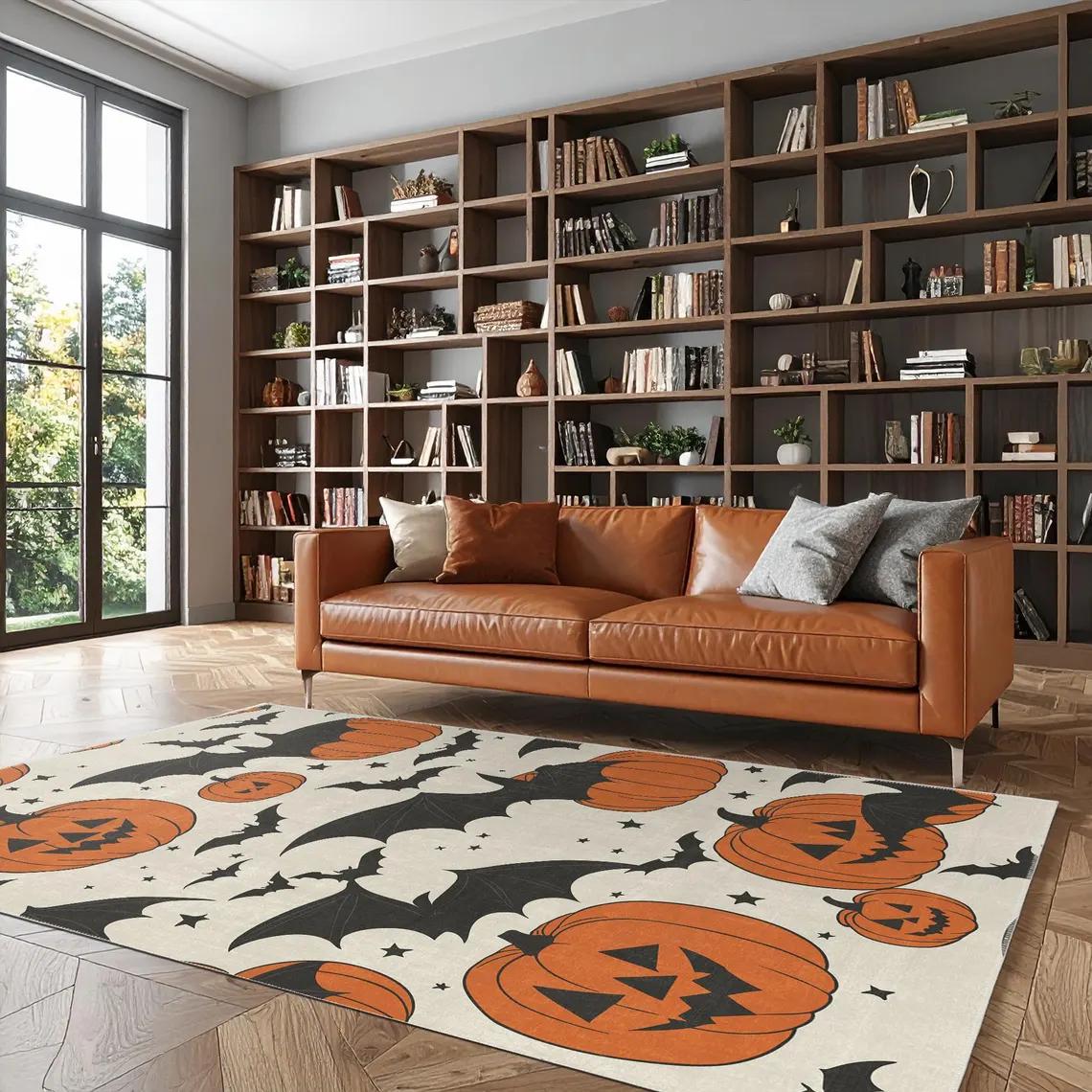 

Halloween Theme Decoration Large Carpet Bedroom Bathroom Floor Mat Bedroom Decoration Outdoor Carpet 40x60CM