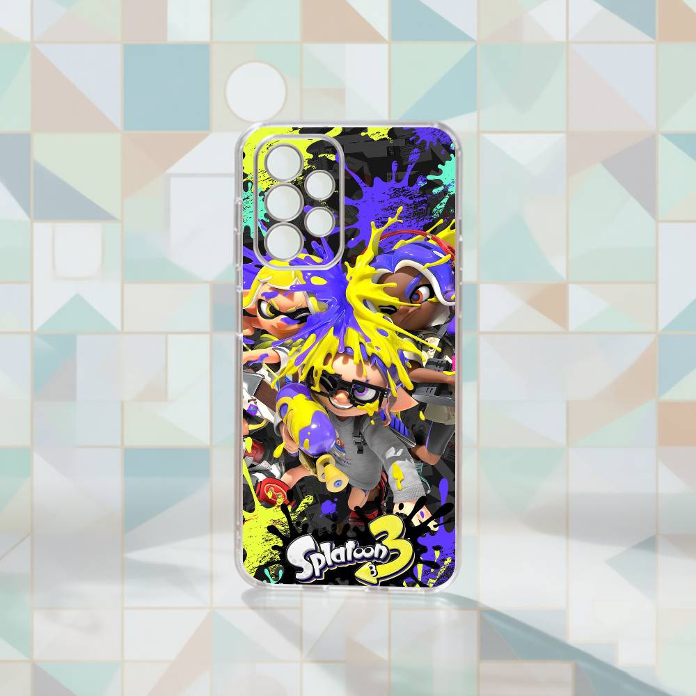 Cool Game S-Splatoons Art  Phone Case For Samsung S25,S24,S21,S22,S23,S30,Ultra,S20,Plus,Fe Transparent Cover