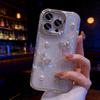 Apple iPhone 16 Pro Max Case: New 15 Rhinestone Lens Film with Pearl Butterfly Design for iPhone 17 Pro