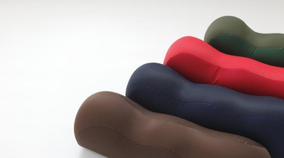 Foot Pillow Bead Material Soft and a New King's (Ultra-Fine - Fluffy, Feeling!) (Brown)
