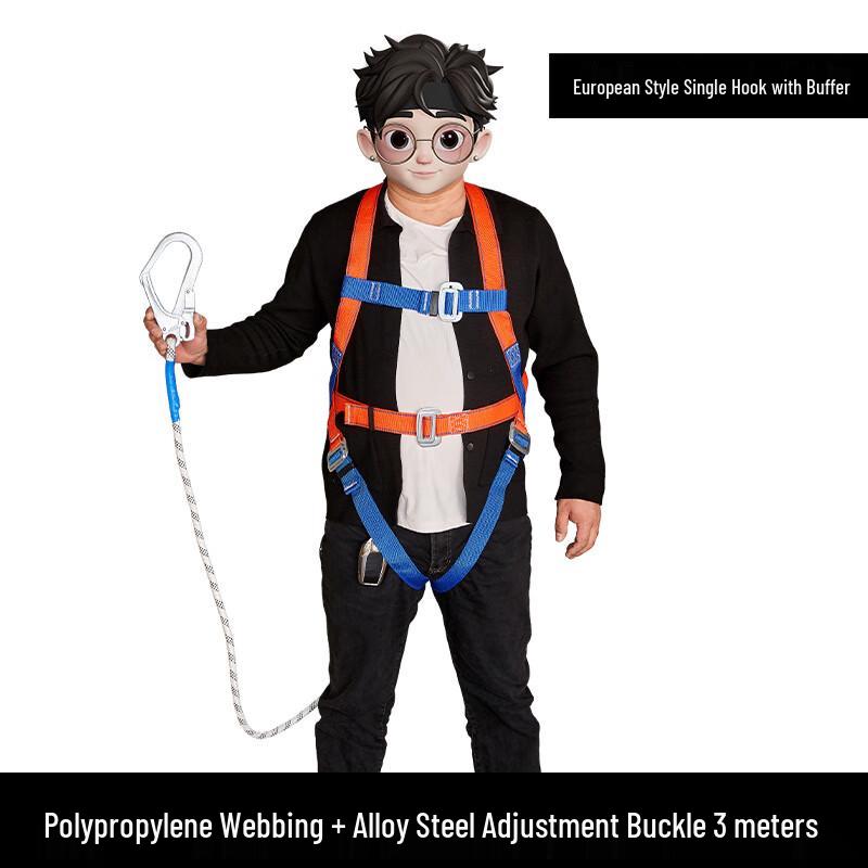 Professional Fall Protection Safety Harness 3m Lanyard