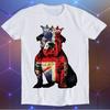 Buldog British Dog Union Jack Flag England Crown Coronation King Queen Jubilee Parody Meme Movie Music Cool Funny Gift T-Shirt E138
