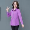 Camicie dolci slim da ufficio a maniche lunghe da donna primaverili autunnali Camicia da donna con torta in tinta unita
