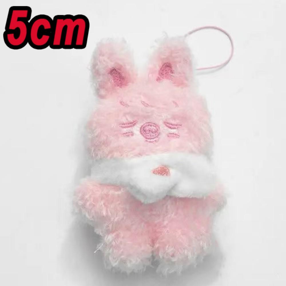 *5cm Straykids Mini Keychain Plush Doll Pendant FM Doll Creative Doll Bag Pendant Children's Fans Cute Gift