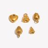 E.B.belle PVD Plated Stainless Steel Elegant Style Lily Flower Bud Pendant Charms DIY Jewelry Making Accessories