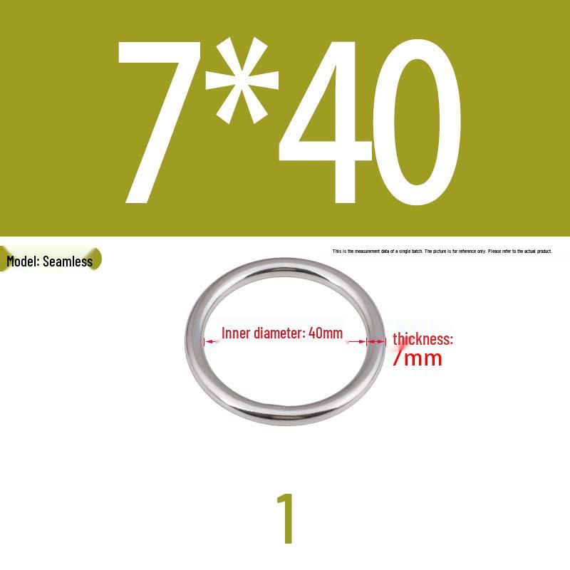 304 Stainless Steel Seamless O-Ring for Lifting and Hammock Yoga Connection