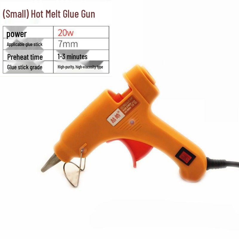 Multi-Color Household Hot Melt Glue Gun with 7/11mm Glue Sticks