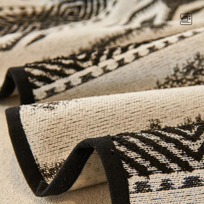 Nordic Wind Special-Shaped Sofa Cushion, One-Piece Four-Season Universal Non-Slip Seat Cushion, Dust-Proof And Dirt-Resistant Fixed Cover