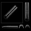 Quick Curing Nail Extension Kit Paper Tab Free Mold ABS Material Lightweight Design Natural Shape DIY Manicure Tools for Daily Use