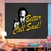 Classic Movies Better Call Saul Cartoon Tapestry Hippie Flower Wall Carpets Dorm Decor Art Home Decor