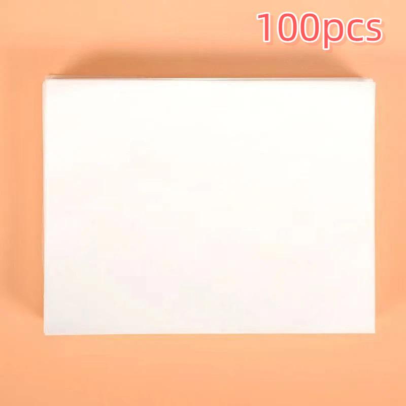 200Pcs Air Fryer Parchment Paper Burger Dessert Sandwich Wrapping Brown Wax Paper Kitchen Oven Paper