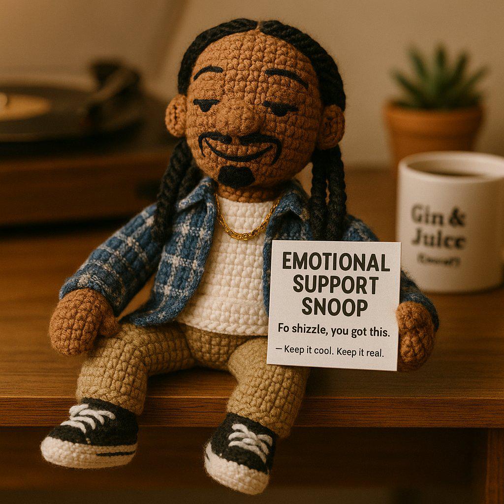 

Snoop Dogg Crochet Emotional Support Doll Kit