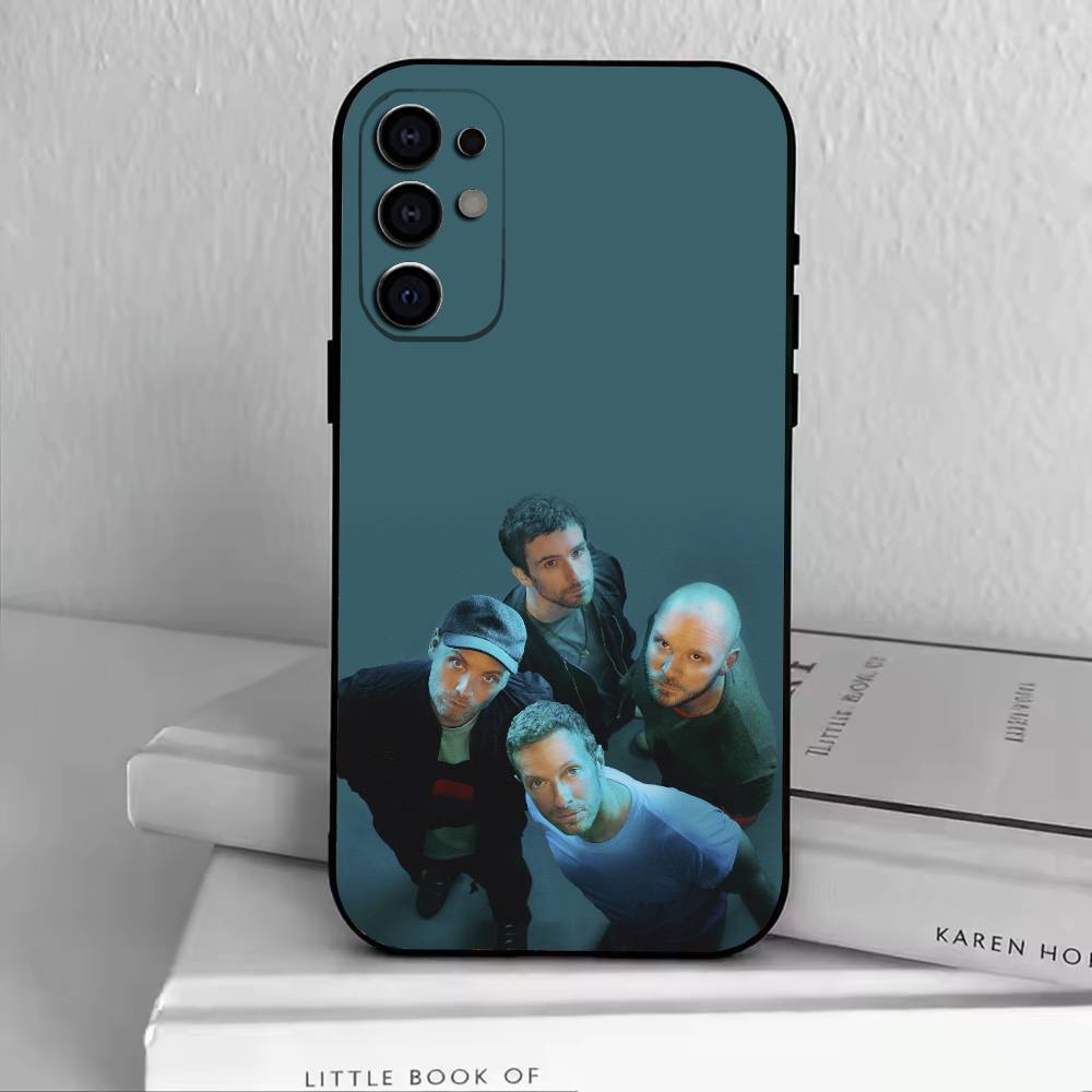 Band C-Coldplay Phone Case For Samsung S25,S24,S21,S22,S23,S30,Ultra,S20,Plus,Fe,Lite,Note,10,Black Cover