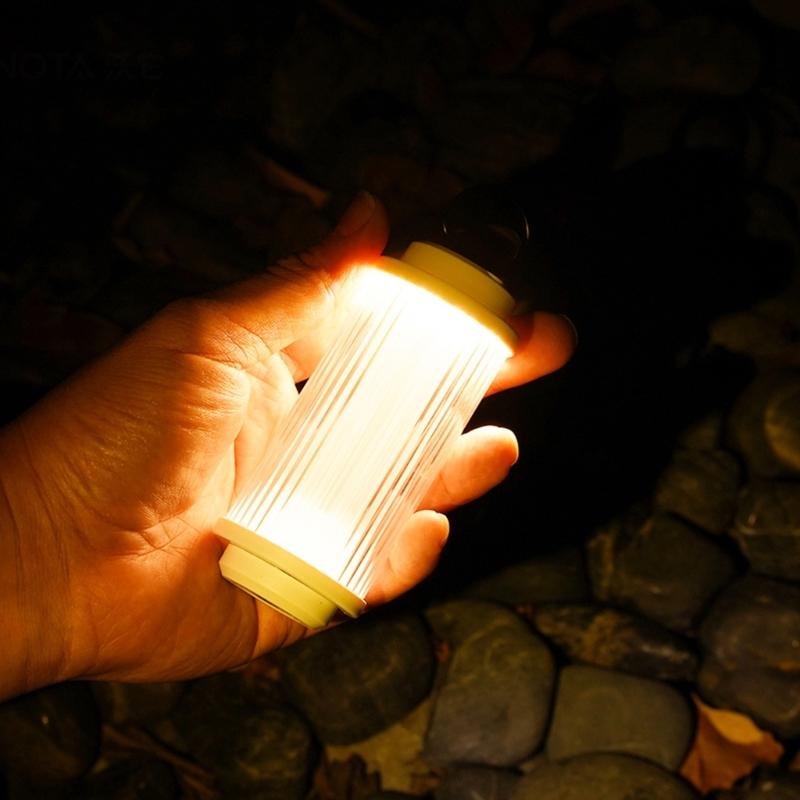 Camping Lantern Rechargeable Tent Light Portable LED Hanging Lamp Emergencies Light Outdoor Home Night Light Easy to Use