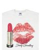 Egseuoegseuogusboi Lips Graphic T-Shirt - White